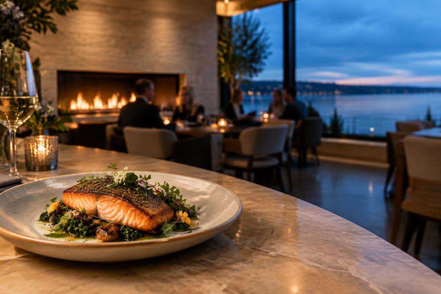 Lake & Alder contemporary american restaurant concept in Kirkland