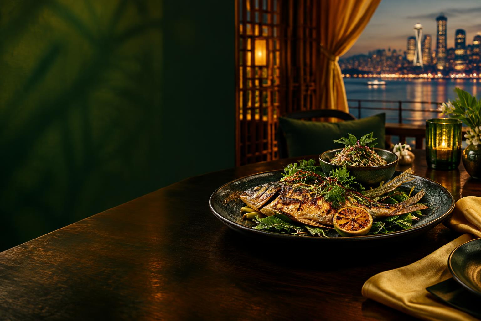 Siam Tide thai restaurant concept in Lake Union